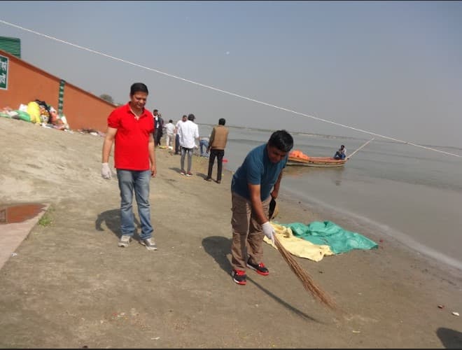 Jaypee University Anoopshahr Bulandshahr Ganga Ghat Cleaning photo 2